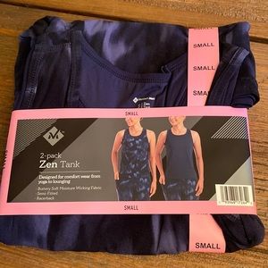 2-pack Zen Tank, navy blue
